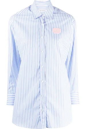 JOSHUA SANDERS Camisa con eslogan estampado y motivo de rayas