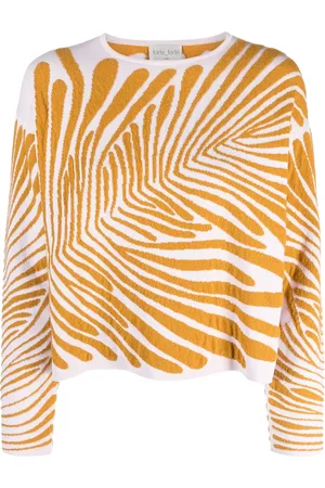 FORTE FORTE Suéter texturizado con motivo en jacquard