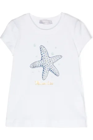 MONNALISA Playera con detalles de cristal