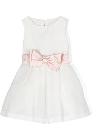 Amaya Vestido con pliegues y detalle de moño
