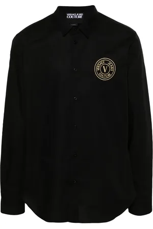 VERSACE Camisa con logo bordado