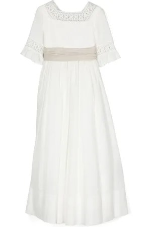 Amaya Vestido con ribete de crochet