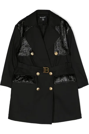 Balmain Abrigo con doble botonadura