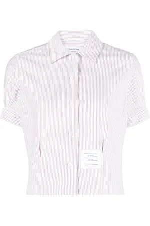 Thom Browne Camisa con rayas estampadas