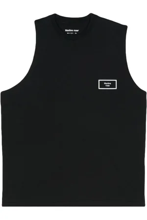 MARTINE ROSE Playera con logo estampado