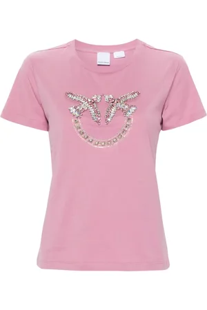 Pinko Playera con motivo Love Birds