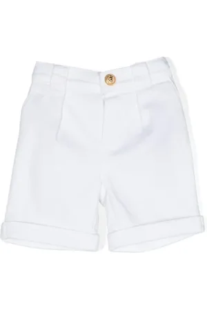 Balmain Shorts con botones de león