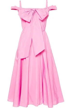 Patou Vestido midi con detalle de moño