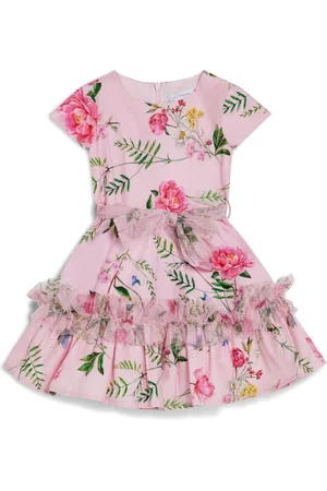MONNALISA Vestido acampanado con estampado floral