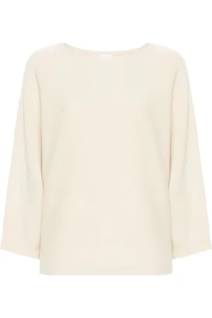 Allude Suéter de cachemira con cuello barco