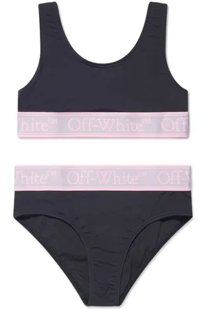 OFF-WHITE Bikini Bookish con banda del logo