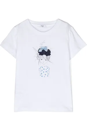 Il gufo Playera con caricatura estampada
