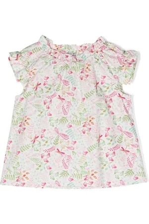 Il gufo Blusa con estampado floral