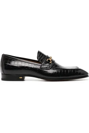 Tom Ford Mocasines con efecto de piel de cocodrilo