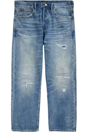 Ralph Lauren Jeans rectos con efecto envejecido