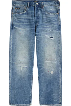 Ralph Lauren Jeans rectos con efecto envejecido