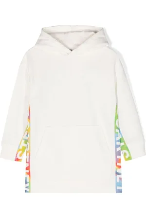 Stella McCartney Vestido con rayas del logo