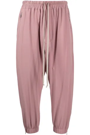 Rick Owens Pantalones capri con cordones en la pretina