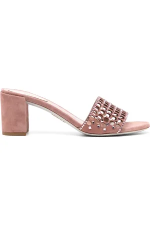 RENE CAOVILLA Mules Ginger con tacón de 60mm