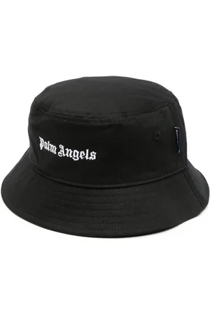 Palm Angels Gorro de pescador con logo bordado