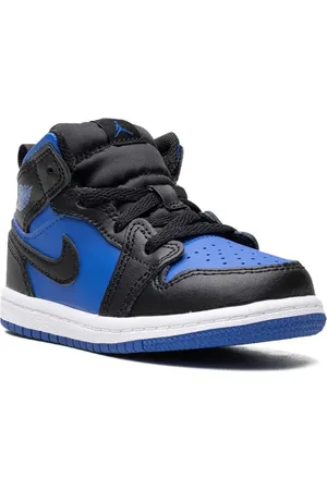 Jordan Tenis Air Jordan 1 Mid Black/Royal Blue