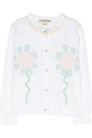 Stella McCartney Cárdigan con girasoles estampados