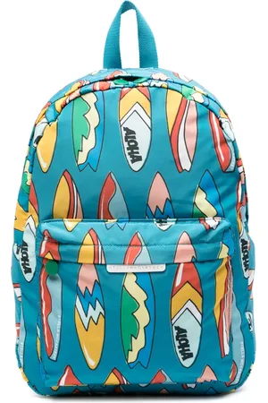 Stella McCartney Mochila con estampado de tabla de surf