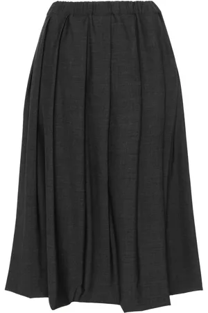 Fabiana Filippi Falda midi con diseño plisado