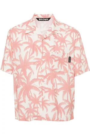 Palm Angels Camisa con palmeras estampadas