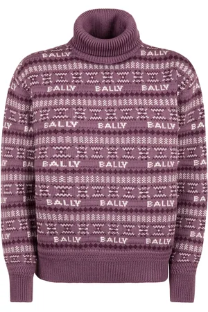 Bally Suéter con logo en intarsia