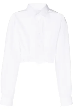 Natasha Zinko Camisa corta con pliegues