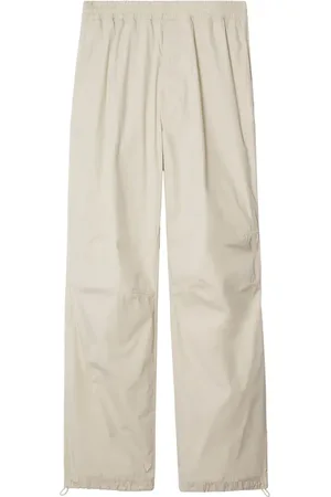 Burberry Pantalones rectos con cordones en la pretina