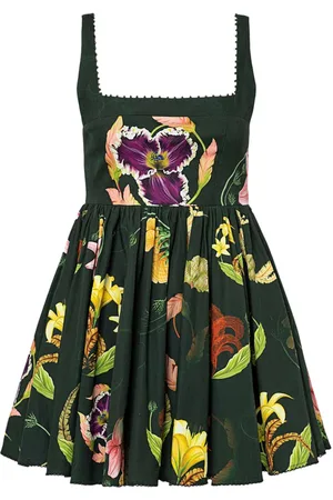 Agua by Agua Bendita Vestido corto Hierbabuena Marina