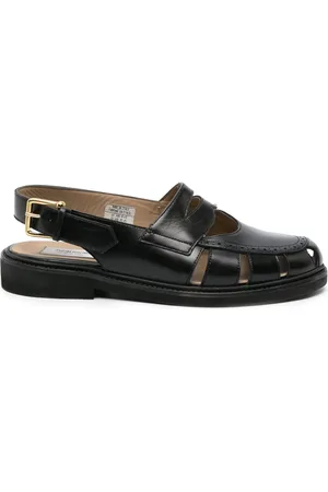 Thom Browne Sandalias con abertura y tira trasera