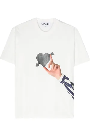 SUNNEI Playera con estampado Cuori-di-Pietra