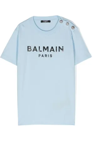 Balmain Playera con logo estampado