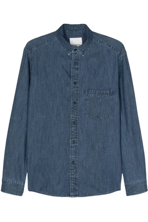 Isabel Marant Camisa de mezclilla Lako con logo bordado