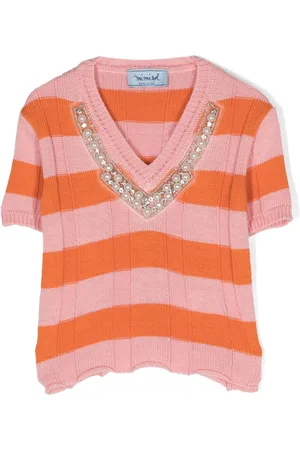 Mimisol Top tejido con detalle de gemas