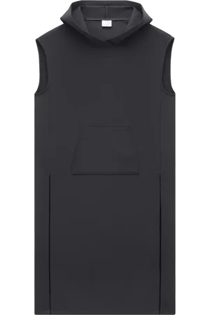 Courrèges Vestido midi Cocoon con capucha