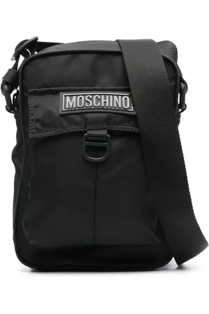 Moschino Bolsa de hombro con aplique del logo