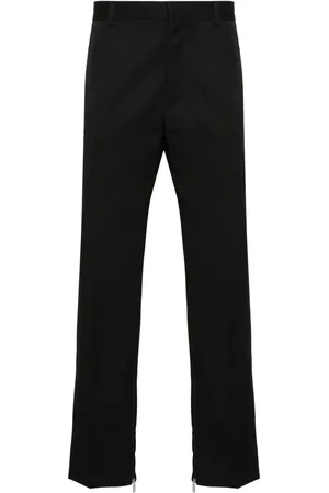 OFF-WHITE Pantalones slim con logo bordado