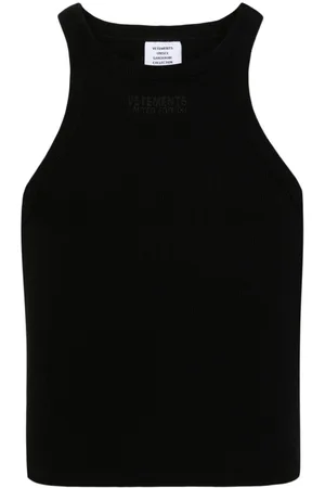 Vetements Top tejido de canalé