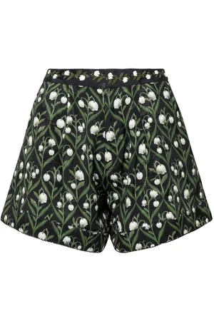 Agua by Agua Bendita Shorts con bordado floral