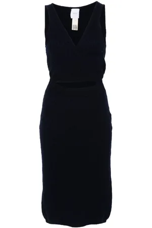 Patou Vestido midi con aberturas