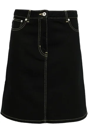 Kenzo Falda corta de mezclilla acampanada