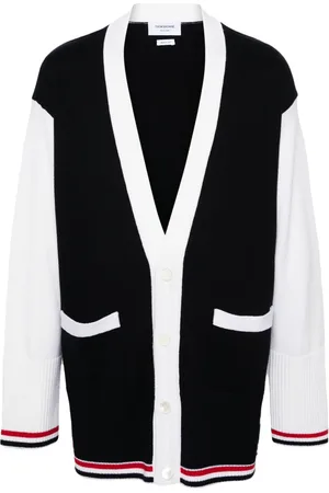 Thom Browne Cárdigan con diseño color block