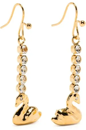 Marni Arete con dije de cisne y strass