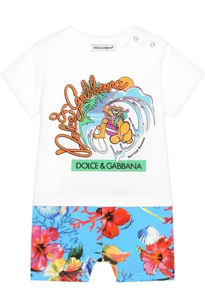 Dolce & Gabbana Set de shorts y playera con estampado gráfico