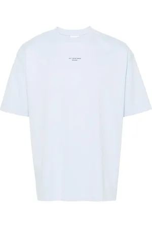 Drôle de Monsieur Playera con eslogan estampado