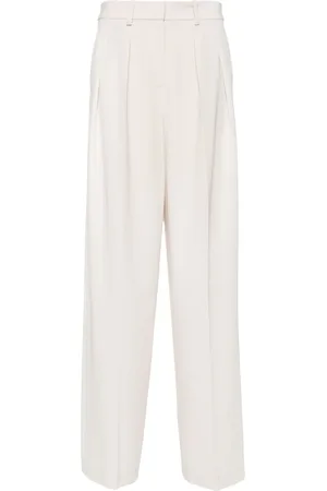 THEORY Pantalones palazzo con pinzas